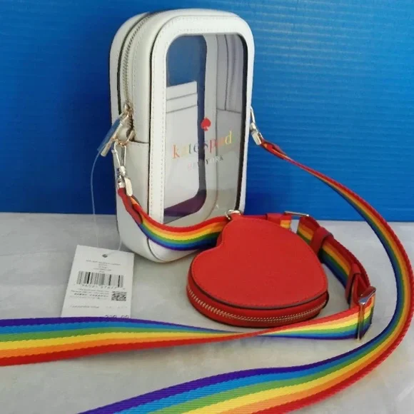 KATE SPADE NEW YORK PRIDE All Love North South MULTI ZIP PHONE